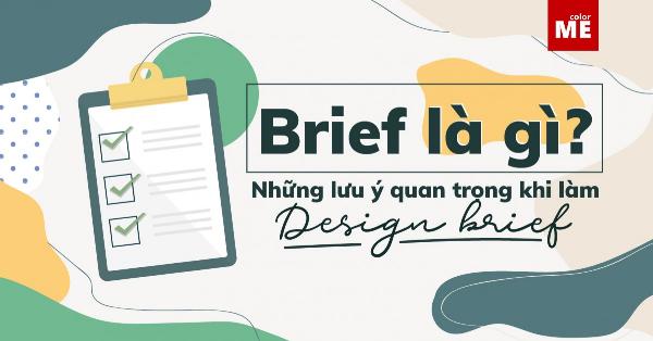 Brief ảnh là gì - Ví dụ minh họa một trang brief đơn giản