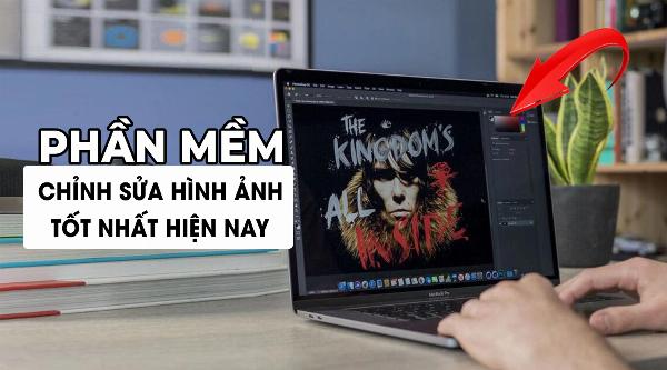 Ảnh chụp màn hình giao diện của các phần mềm hậu kỳ ảnh phổ biến như Adobe Photoshop, Lightroom, Capture One và Affinity Photo.